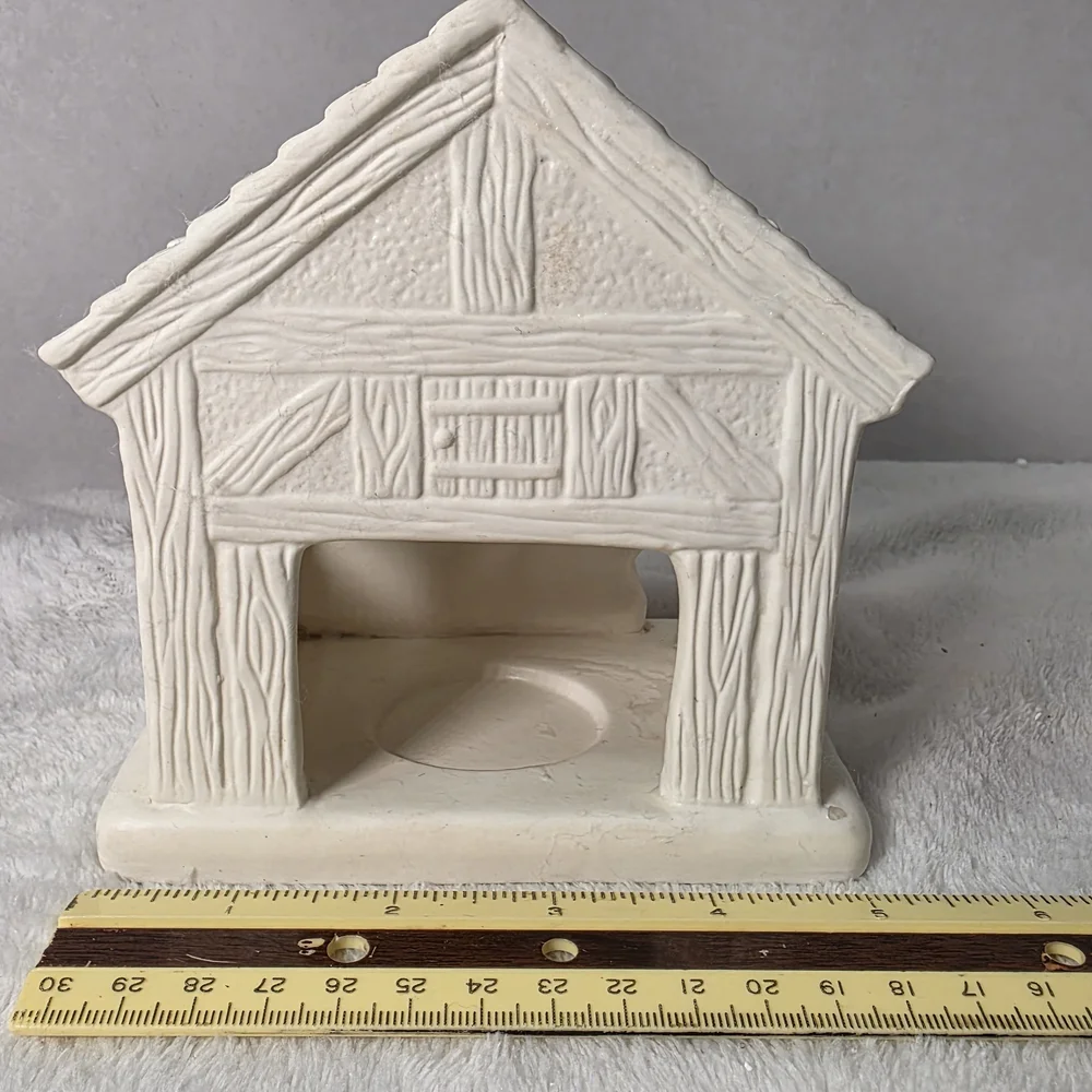 PARTYLITE 'O' Little Town Kings'  TEALIGHT HOLDER‎ PORCELAIN BISQUE  #P7314